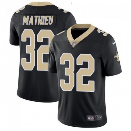 Toddlers New Orleans Saints #32 Tyrann Mathieu Black Vapor Limited Stitched Jersey