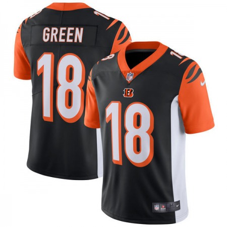 Men's Cincinnati Bengals #18 A.J. Green Nike Black Vapor Untouchable Limited Stitched NFL Jersey