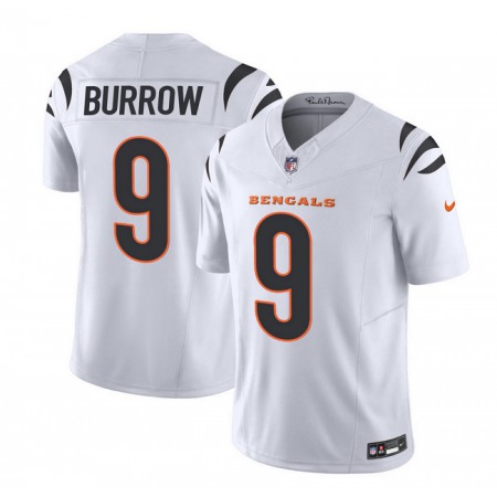 Men's Cincinnati Bengals #9 Joe Burrow White 2023 F.U.S.E. Vapor Untouchable Limited Stitched Jersey