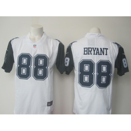 Men's Nike Cowboys #88 Dez Bryant White Limited Rush Stitched NFL Jersey