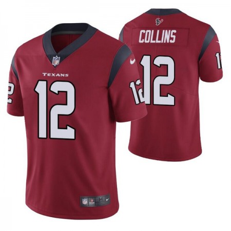 Men's Houston Texans #12 Nico Collins Red Vapor Untouchable Limited Stitched Jersey