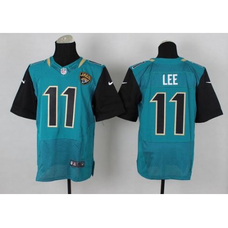 Nike Jaguars #11 Marqise Lee Teal Green Team Color Men's Stitched NFL Elite Jersey