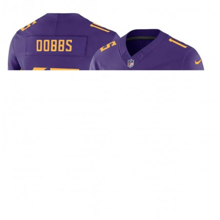 Men's Minnesota Vikings #15 Josh Dobbs Purple 2023 F.U.S.E. Color Rush Stitched Jersey