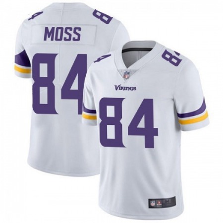 Men's Minnesota Vikings #84 Randy Moss White Vapor Untouchable Limited Stitched NFL Jersey