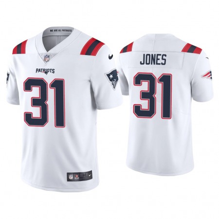 Men's New England Patriots #31 Jonathan Jones 2020 White Vapor Untouchable Limited Stitched NFL Jersey