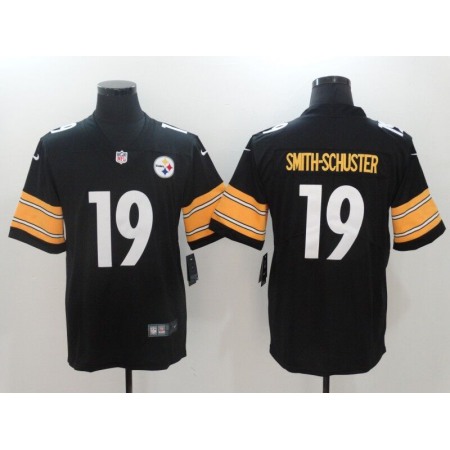 Men's Nike Pittsburgh Steelers #19 JuJu Smith-Schuster Black Vapor Untouchable Limited Stitched NFL Jersey