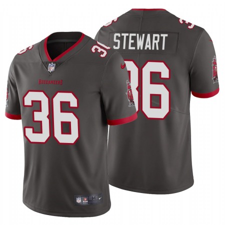 Men's Tampa Bay Buccaneers #36 M.J. Stewart New Grey Vapor Untouchable Limited Stitched Jersey