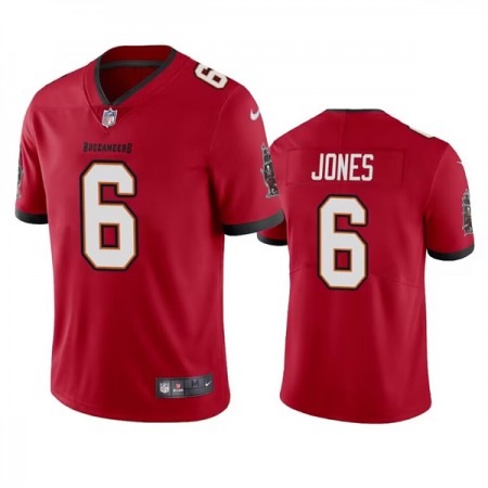 Men's Tampa Bay Buccaneers #6 Julio Jones Red Vapor Untouchable Limited Stitched Jersey