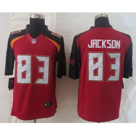 Nike Buccaneers #83 Vincent Jackson Red Team Color Men's Stitched NFL New Limited Jersey