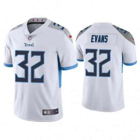 Men's Tennessee Titans #32 Darrynton Evans White Vapor Untouchable Stitched Jersey