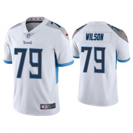 Men's Tennessee Titans #79 Isaiah Wilson White Vapor Untouchable Stitched Jersey