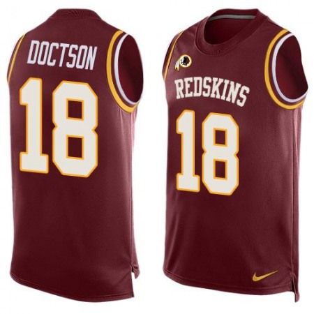 Nike Redskins #18 Josh Doctson Burgundy Red Team Color Men's Stitched NFL Limited Tank Top Jersey