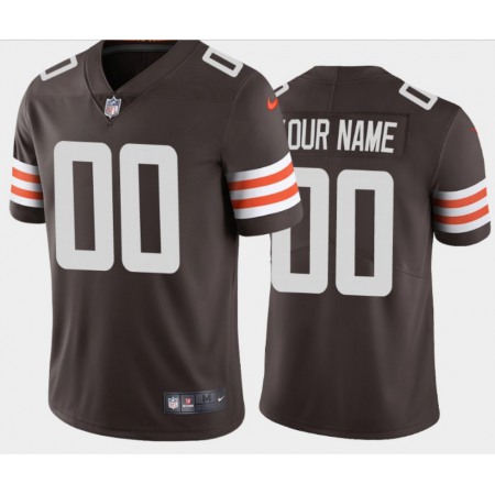 Men's Cleveland Browns Customized 2020 New Brown Team Color Vapor Untouchable NFL Stitched Limited Jersey