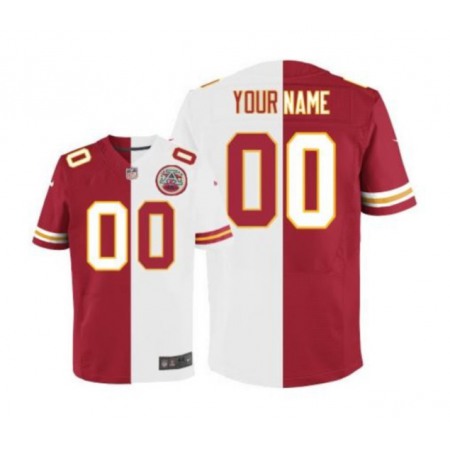 Kansas City Chiefs Customized Red/White Stitched NFL Jersey