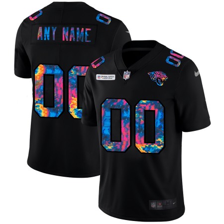 Men's Jacksonville Jaguars ACTIVE PLAYER Custom 2020 Black Crucial Catch Limited Stitched Jersey