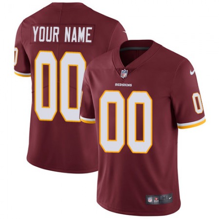 Men's Washington Redskins Customized Burgundy Team Color Vapor Untouchable Limited NFL Stitched Jersey