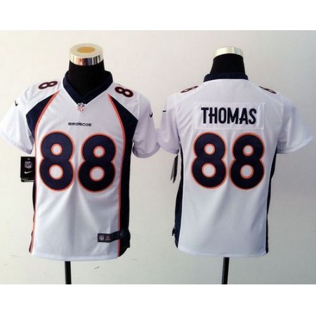 Nike Broncos #88 Demaryius Thomas White Youth Stitched NFL Elite Jersey