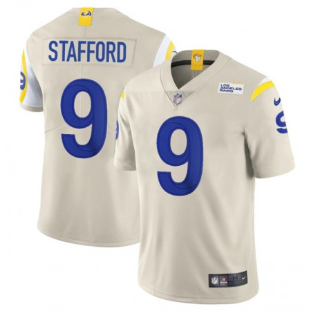 Youth Los Angeles Rams #9 Matthew Stafford Bone Vapor Untouchable Limited Stitched Jersey