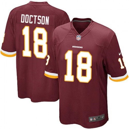 Nike Redskins #18 Josh Doctson Burgundy Red Team Color Youth Stitched NFL Elite Jersey