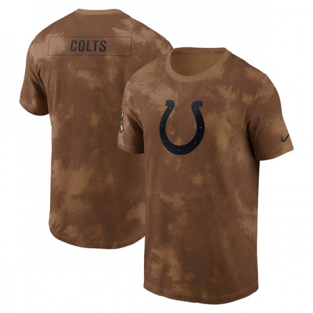 Men's Indianapolis Colts 2023 Brown Salute To Service Sideline T-Shirt