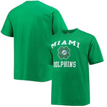 Men's Miami Dolphins Kelly Green Big & Tall St. Patrick's Day Celtic T-Shirt