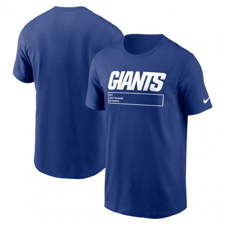 Men's New York Giants Royal Division Essential T-Shirt