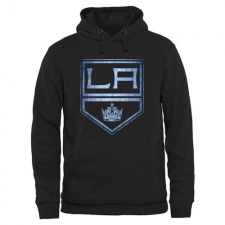 Los Angeles Kings Rinkside Pond Hockey Pullover Hoodie Black