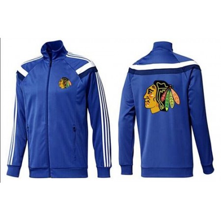 NHL Chicago Blackhawks Zip Jackets Blue-4