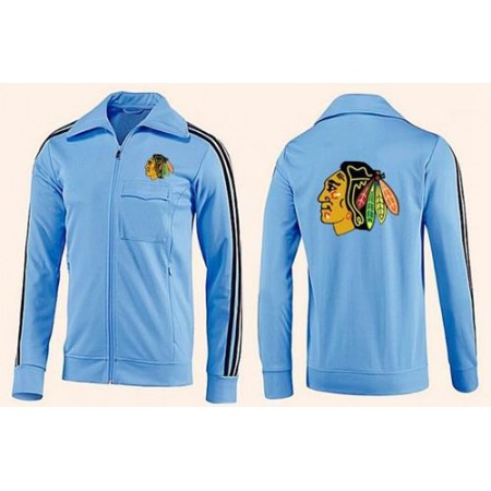 NHL Chicago Blackhawks Zip Jackets Light Blue