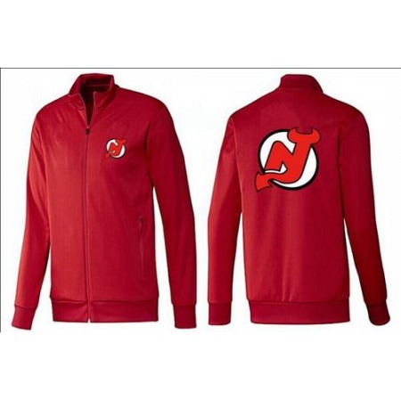 NHL New Jersey Devils Zip Jackets Red