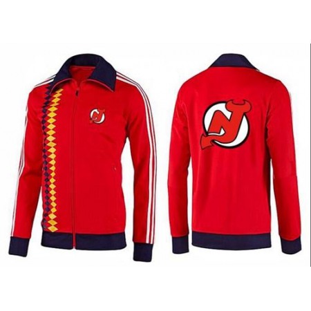 NHL New Jersey Devils Zip Jackets orange-2