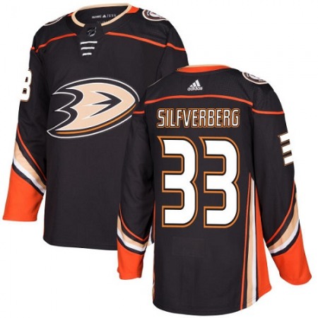 Men's Adidas Anaheim Ducks #33 Jakob Silfverberg Black Stitched NHL Jersey