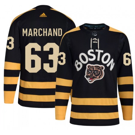 Men's Boston Bruins #63 Brad Marchand Black Classic Primegreen Stitched Jersey