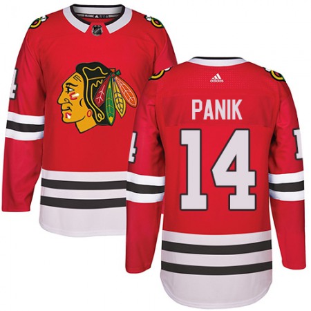 Men's Adidas Chicago Blackhawks #14 Richard Panik Red Stitched NHL Jersey