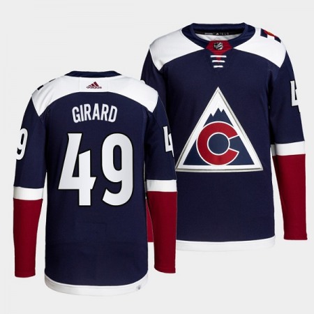 Men's Colorado Avalanche #49 Sam Girard Navy Stitched Jersey