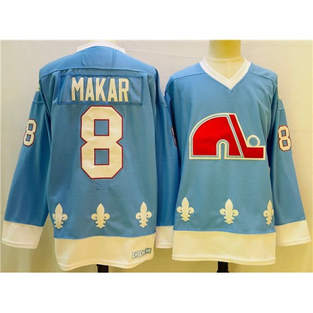 Men's Colorado Avalanche #8 Cale Makar Blue Stitched Jersey