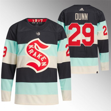 Men's Seattle Kraken #29 Vince Dunn 2024 Deep Sea Blue Winter Classic Stitched Jersey