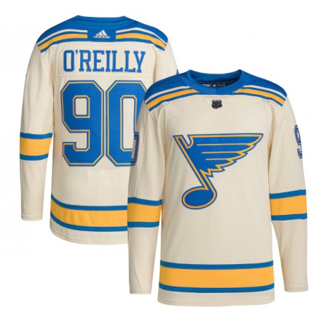 Men's St. Louis Blues #90 Ryan O'Reilly Cream 2022 Winter Classic Stitched Jersey