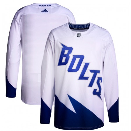 Men's Tampa Bay Lightning Blank 2022 White Stadium Series Breakaway Stitched Jersey