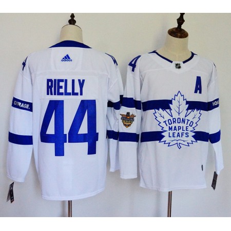 Men's Adidas Toronto Maple Leafs #44 Morgan Rielly White 2018 NHL Stadium Series Stitched NHL Jersey