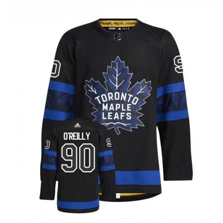 Men's Toronto Maple Leafs #90 Ryan O'Reilly Black Premier Breakaway Reversible Stitched Jersey