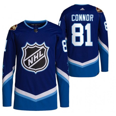 Men's Winnipeg Jets #81 Kyle Connor 2022 All-Star Blue Stitched Jersey