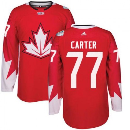 Team CA. #77 Jeff Carter Red 2016 World Cup Stitched NHL Jersey