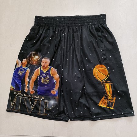 Golden State Warriors Black Shorts